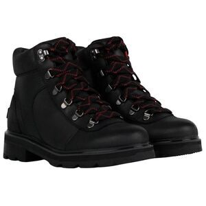 Sorel Womens Boots US Size 6 Lennox Hiker STKD WP Black NEW Leather Waterproof